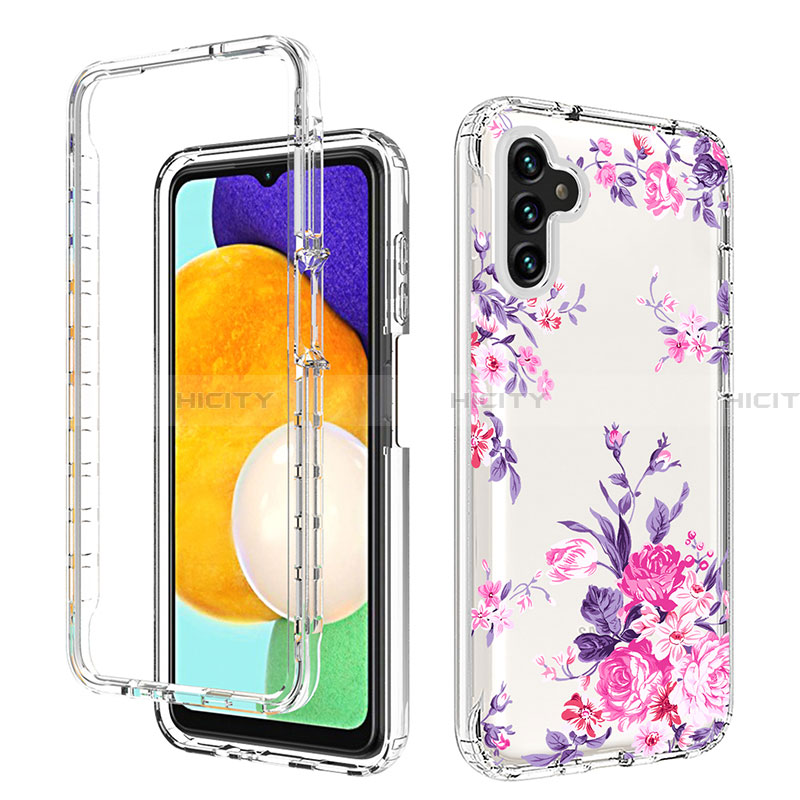 Custodia Silicone Trasparente Ultra Sottile Morbida Cover Fronte e Retro 360 per Samsung Galaxy A13 5G