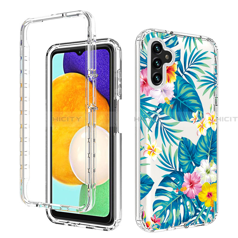 Custodia Silicone Trasparente Ultra Sottile Morbida Cover Fronte e Retro 360 per Samsung Galaxy A13 5G