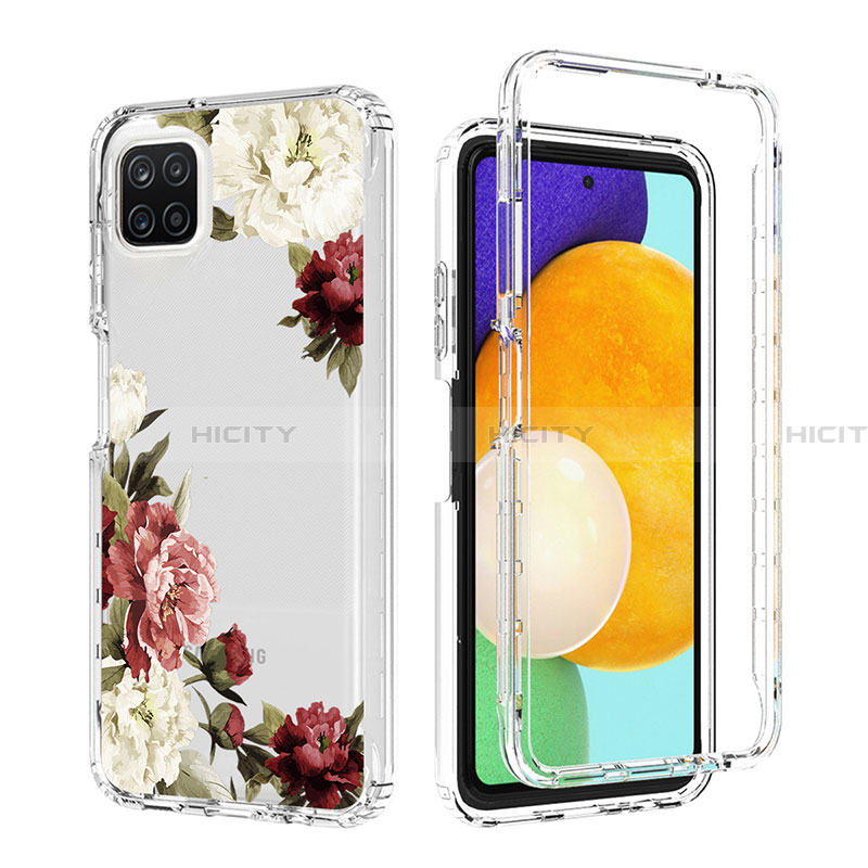 Custodia Silicone Trasparente Ultra Sottile Morbida Cover Fronte e Retro 360 per Samsung Galaxy A22 5G