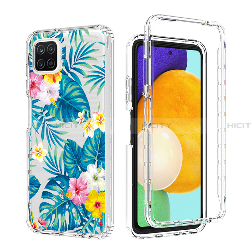 Custodia Silicone Trasparente Ultra Sottile Morbida Cover Fronte e Retro 360 per Samsung Galaxy A22 5G