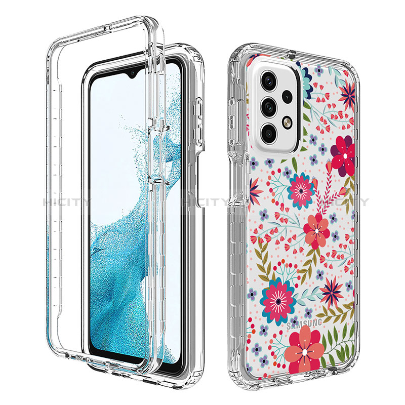 Custodia Silicone Trasparente Ultra Sottile Morbida Cover Fronte e Retro 360 per Samsung Galaxy A23 5G