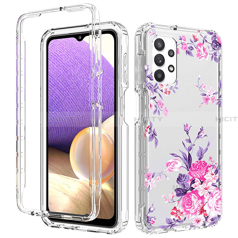 Custodia Silicone Trasparente Ultra Sottile Morbida Cover Fronte e Retro 360 per Samsung Galaxy A32 5G