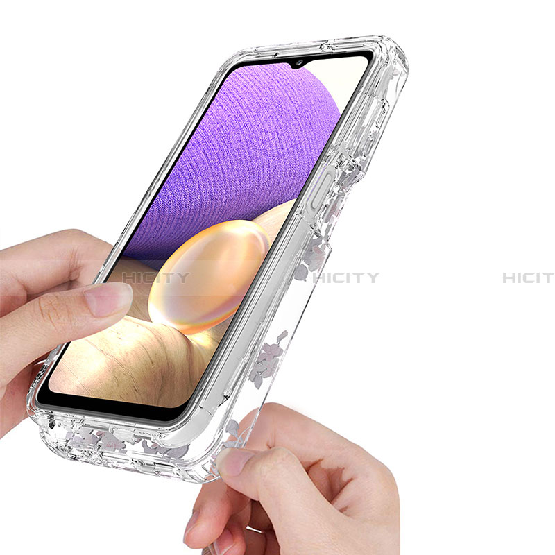 Custodia Silicone Trasparente Ultra Sottile Morbida Cover Fronte e Retro 360 per Samsung Galaxy A32 5G