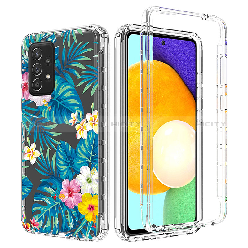 Custodia Silicone Trasparente Ultra Sottile Morbida Cover Fronte e Retro 360 per Samsung Galaxy A52s 5G