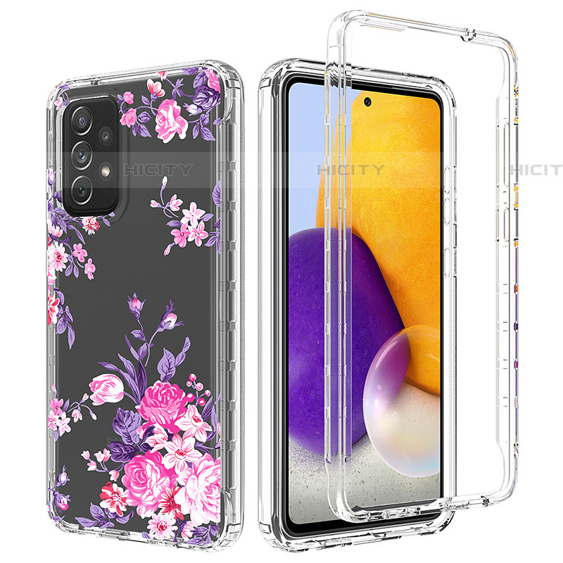 Custodia Silicone Trasparente Ultra Sottile Morbida Cover Fronte e Retro 360 per Samsung Galaxy A72 5G