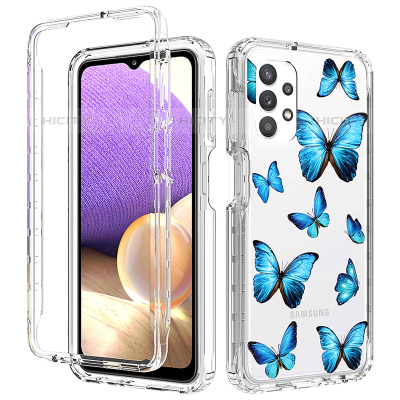 Custodia Silicone Trasparente Ultra Sottile Morbida Cover Fronte e Retro 360 per Samsung Galaxy M32 5G