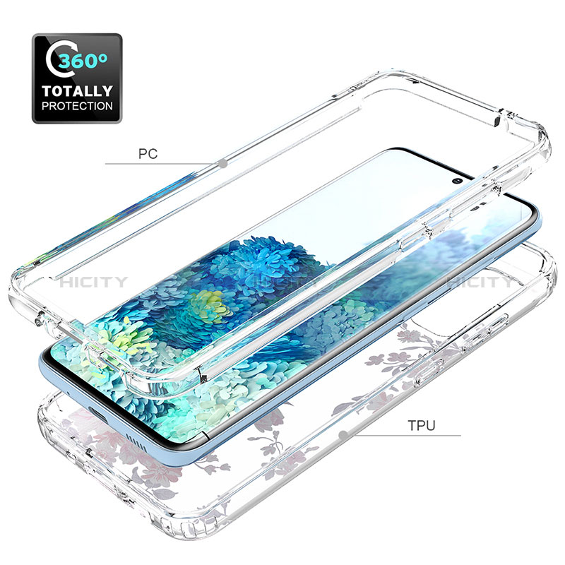 Custodia Silicone Trasparente Ultra Sottile Morbida Cover Fronte e Retro 360 per Samsung Galaxy S20