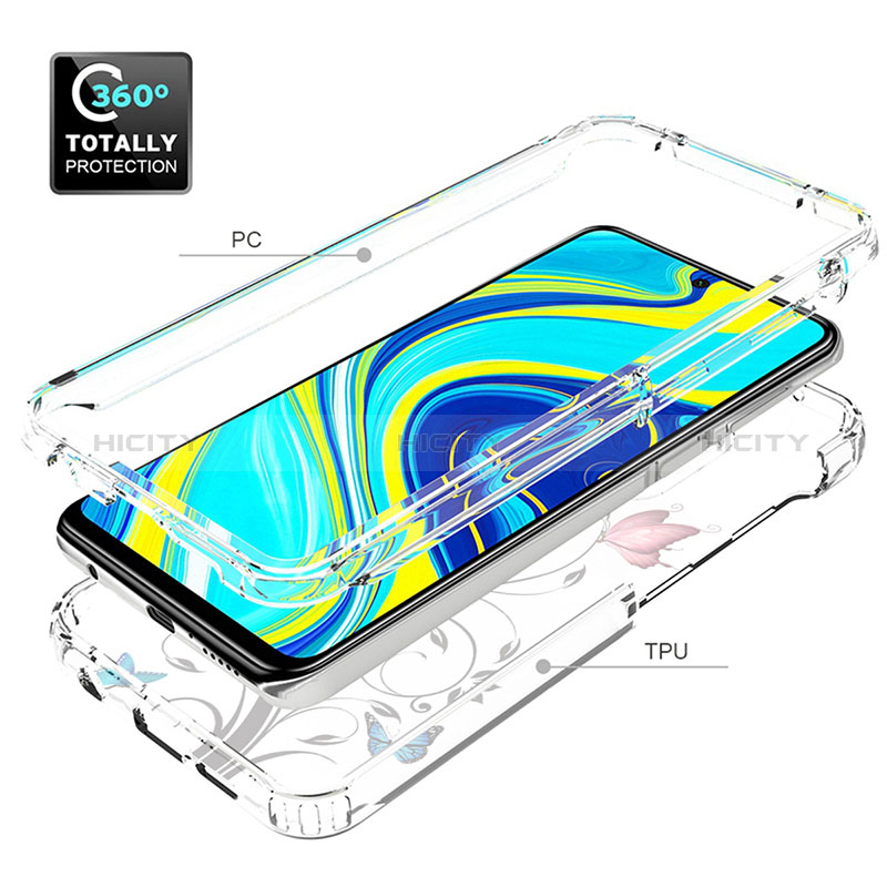 Custodia Silicone Trasparente Ultra Sottile Morbida Cover Fronte e Retro 360 per Xiaomi Poco M2 Pro