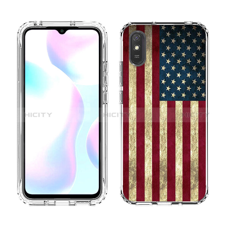 Custodia Silicone Trasparente Ultra Sottile Morbida Cover Fronte e Retro 360 per Xiaomi Redmi 9AT