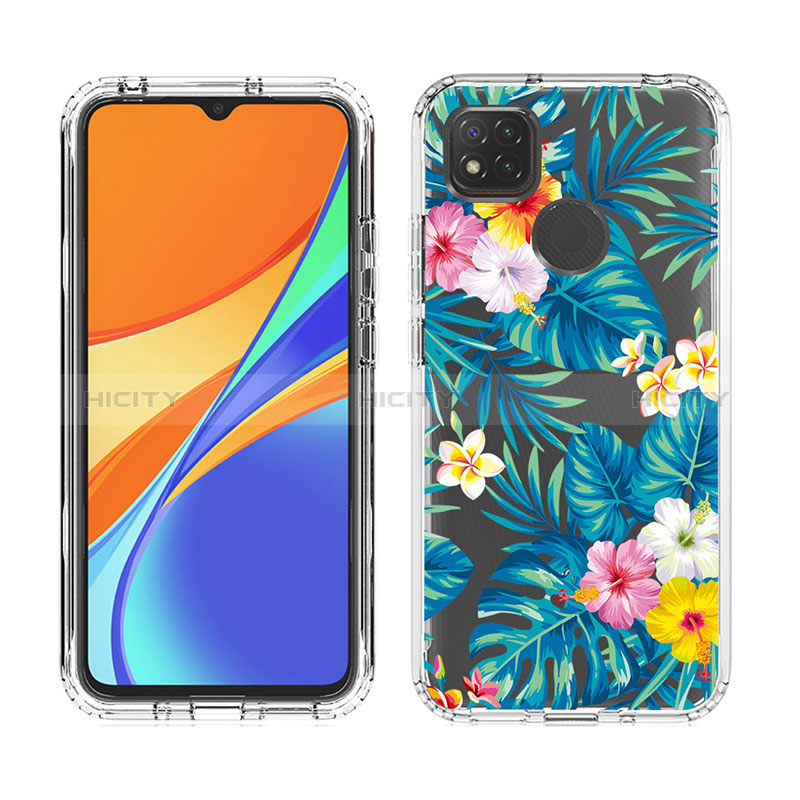 Custodia Silicone Trasparente Ultra Sottile Morbida Cover Fronte e Retro 360 per Xiaomi Redmi 9C NFC