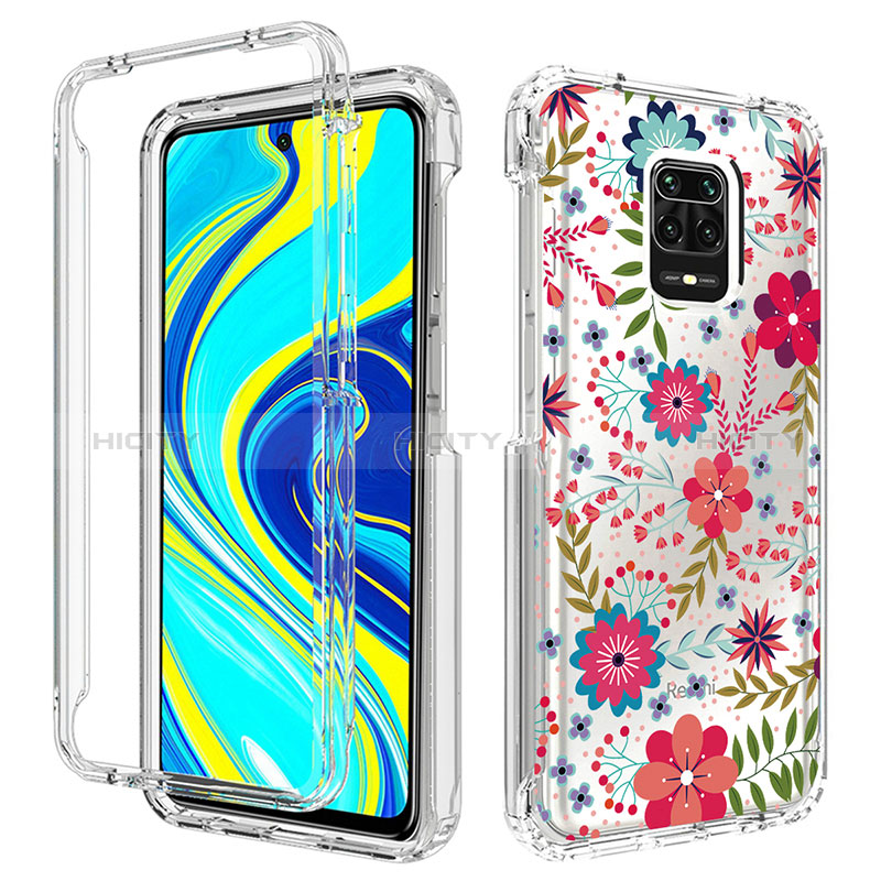 Custodia Silicone Trasparente Ultra Sottile Morbida Cover Fronte e Retro 360 per Xiaomi Redmi Note 9S