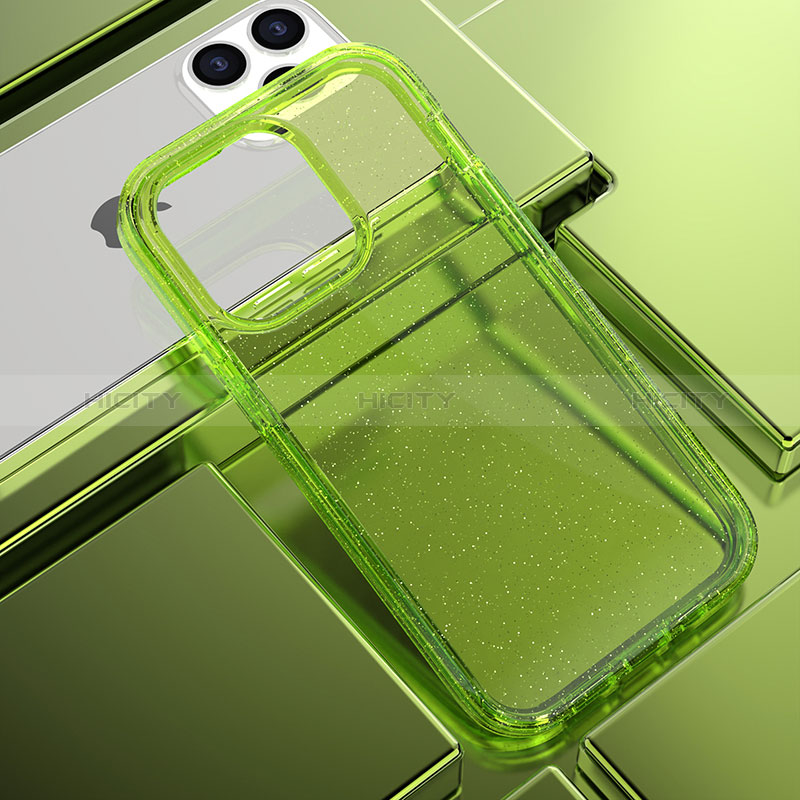 Custodia Silicone Trasparente Ultra Sottile Morbida Cover Fronte e Retro 360 YJ1 per Apple iPhone 13 Pro