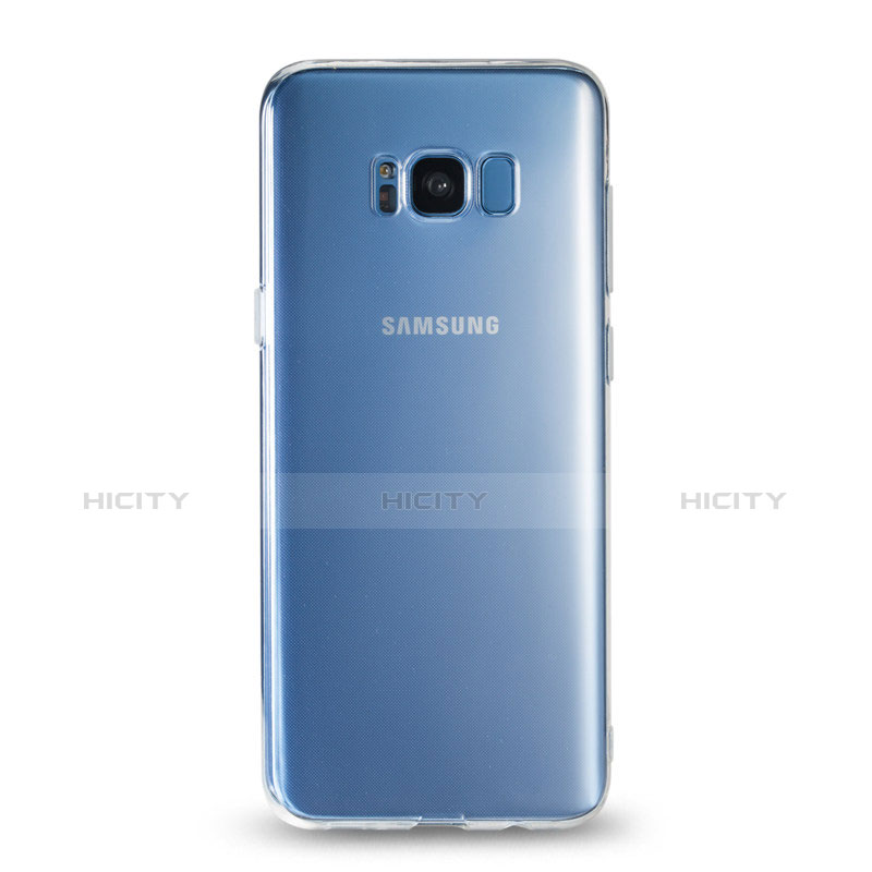 Custodia Silicone Trasparente Ultra Sottile Morbida H07 per Samsung Galaxy S8 Chiaro