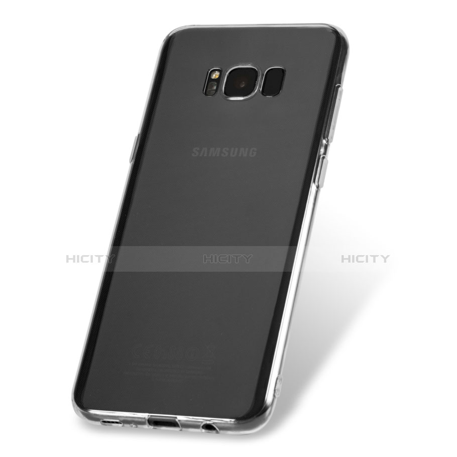 Custodia Silicone Trasparente Ultra Sottile Morbida H08 per Samsung Galaxy S8 Plus Chiaro