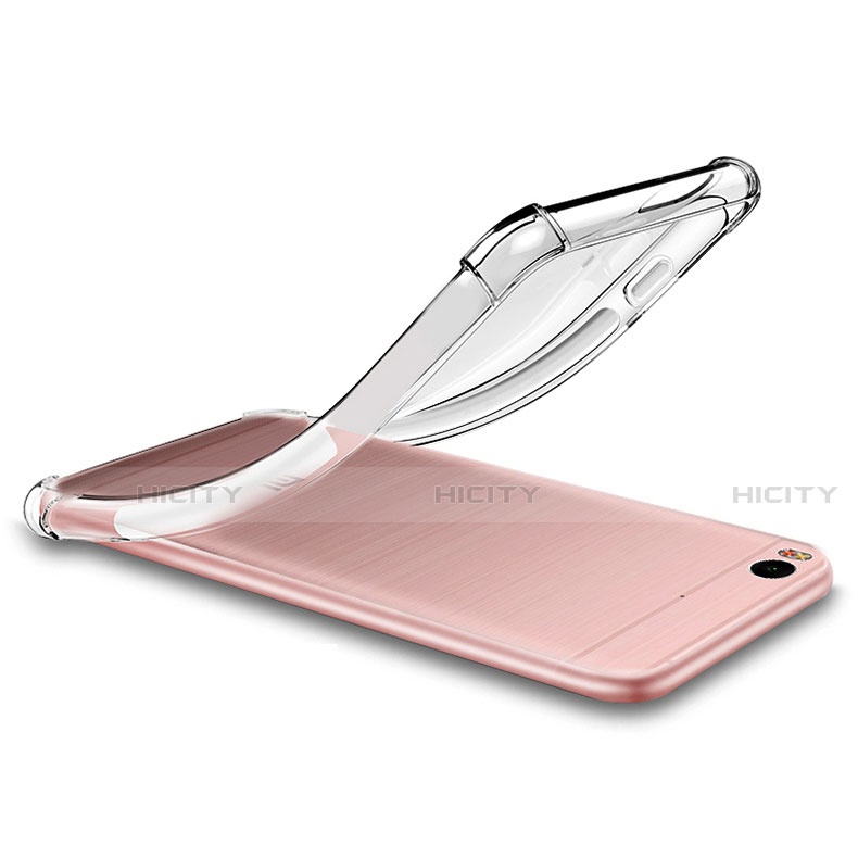 Custodia Silicone Trasparente Ultra Sottile Morbida HT01 per Xiaomi Mi 5S 4G Chiaro