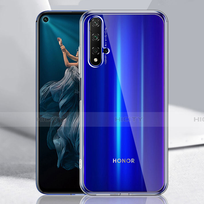 Custodia Silicone Trasparente Ultra Sottile Morbida K01 per Huawei Honor 20 Chiaro