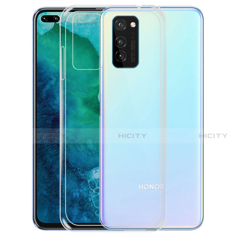 Custodia Silicone Trasparente Ultra Sottile Morbida K01 per Huawei Honor V30 5G Chiaro