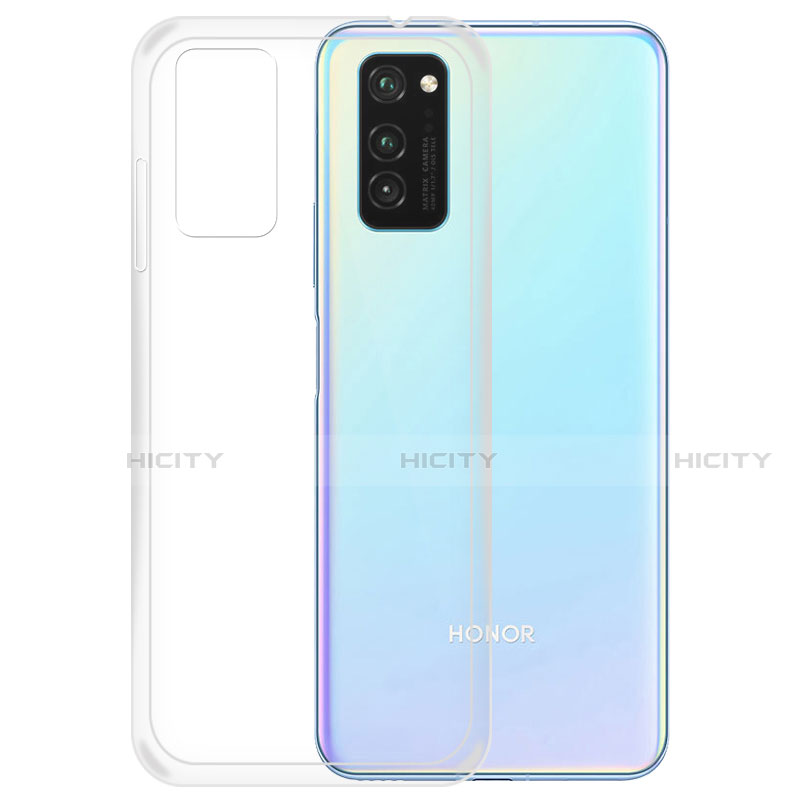 Custodia Silicone Trasparente Ultra Sottile Morbida K01 per Huawei Honor V30 Pro 5G Chiaro