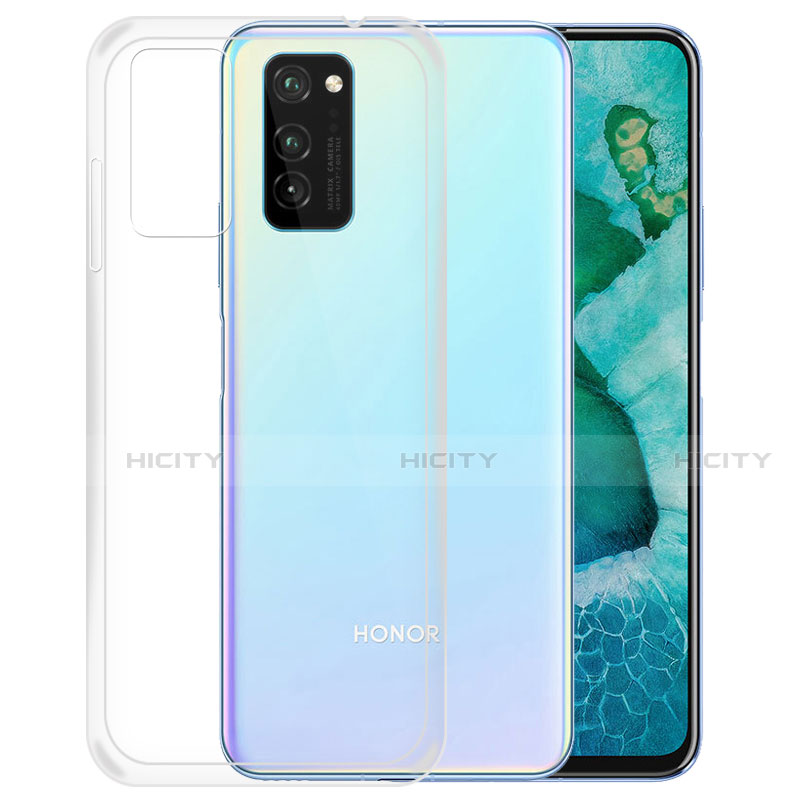 Custodia Silicone Trasparente Ultra Sottile Morbida K01 per Huawei Honor View 30 5G Chiaro