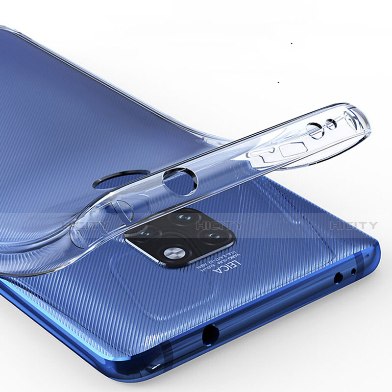 Custodia Silicone Trasparente Ultra Sottile Morbida K01 per Huawei Mate 20 Chiaro