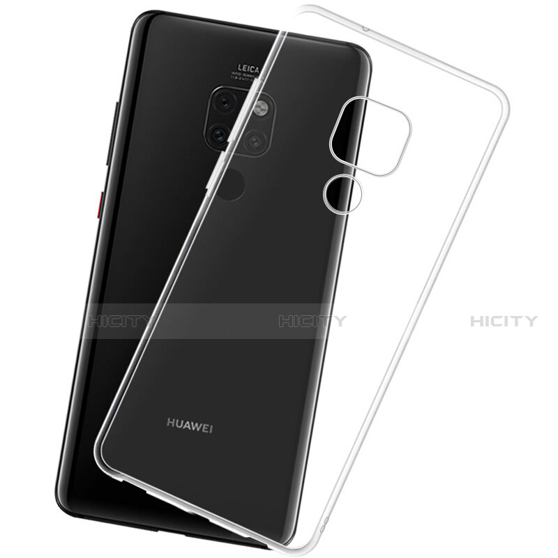 Custodia Silicone Trasparente Ultra Sottile Morbida K01 per Huawei Mate 20 X 5G Chiaro