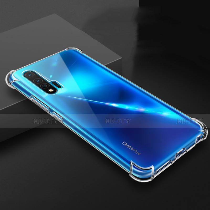 Custodia Silicone Trasparente Ultra Sottile Morbida K01 per Huawei Nova 6 Chiaro