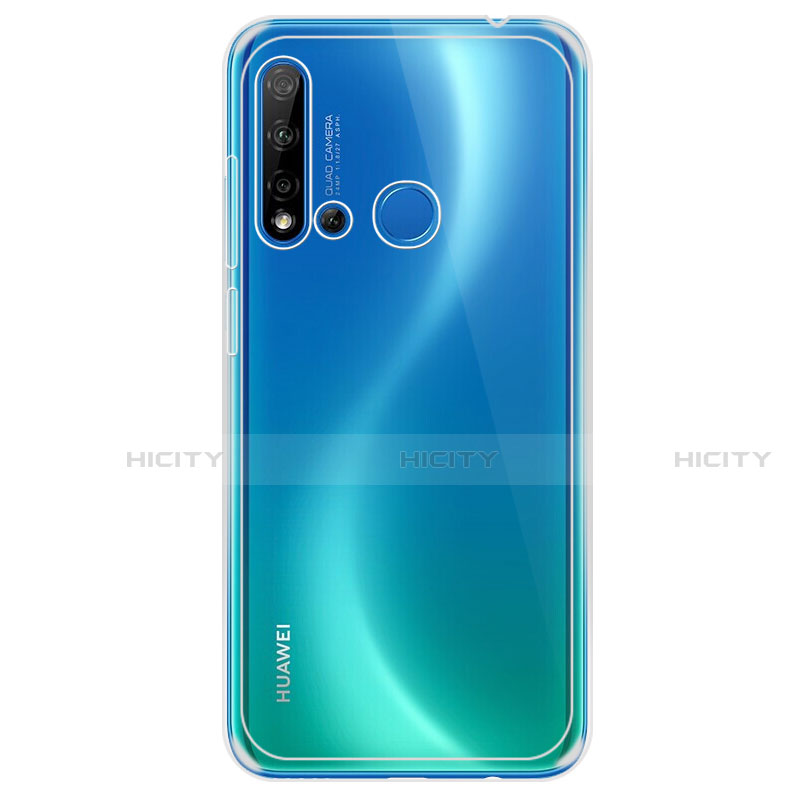 Custodia Silicone Trasparente Ultra Sottile Morbida K01 per Huawei P20 Lite (2019) Chiaro