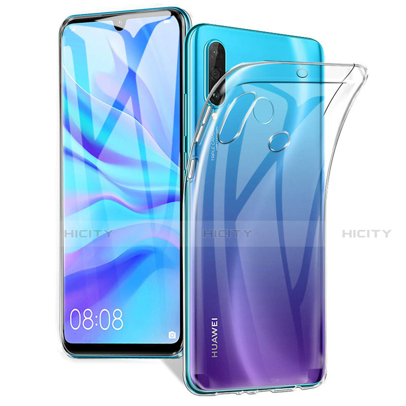 Custodia Silicone Trasparente Ultra Sottile Morbida K01 per Huawei P30 Lite New Edition Chiaro