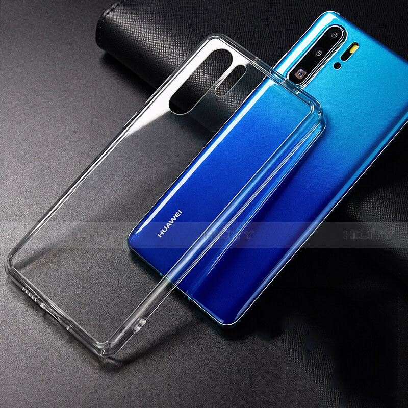 Custodia Silicone Trasparente Ultra Sottile Morbida K01 per Huawei P30 Pro Chiaro