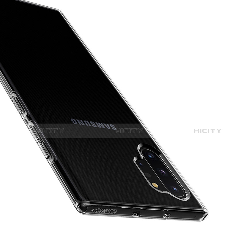 Custodia Silicone Trasparente Ultra Sottile Morbida K01 per Samsung Galaxy Note 10 Plus 5G Chiaro