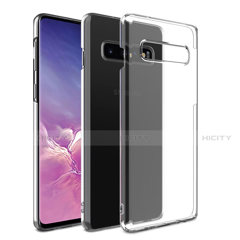 Custodia Silicone Trasparente Ultra Sottile Morbida K01 per Samsung Galaxy S10 Chiaro