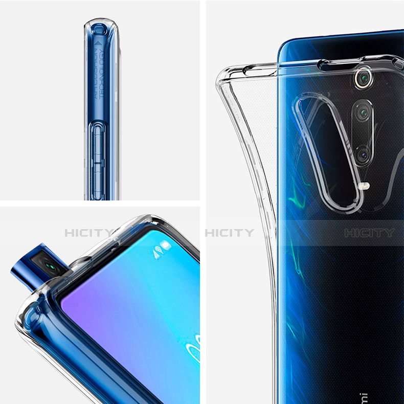 Custodia Silicone Trasparente Ultra Sottile Morbida K01 per Xiaomi Mi 9T Chiaro