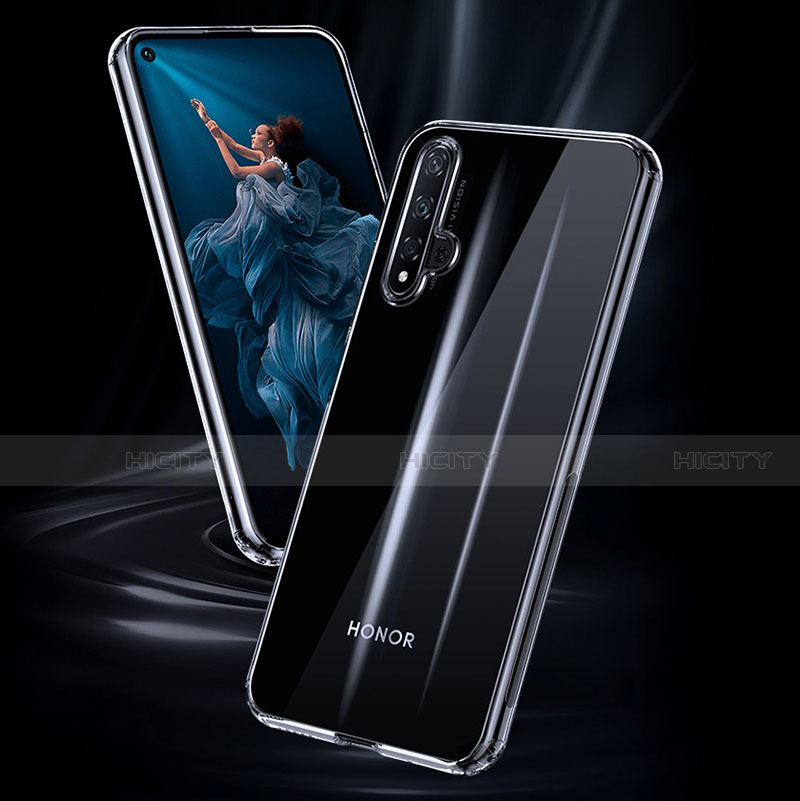 Custodia Silicone Trasparente Ultra Sottile Morbida K02 per Huawei Honor 20 Chiaro