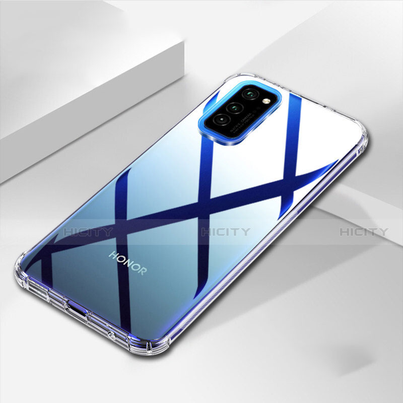 Custodia Silicone Trasparente Ultra Sottile Morbida K02 per Huawei Honor View 30 Pro 5G Chiaro