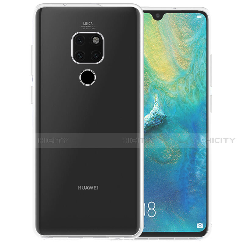 Custodia Silicone Trasparente Ultra Sottile Morbida K02 per Huawei Mate 20 X 5G Chiaro