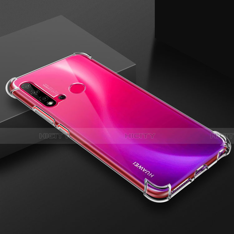 Custodia Silicone Trasparente Ultra Sottile Morbida K02 per Huawei Nova 5i Chiaro