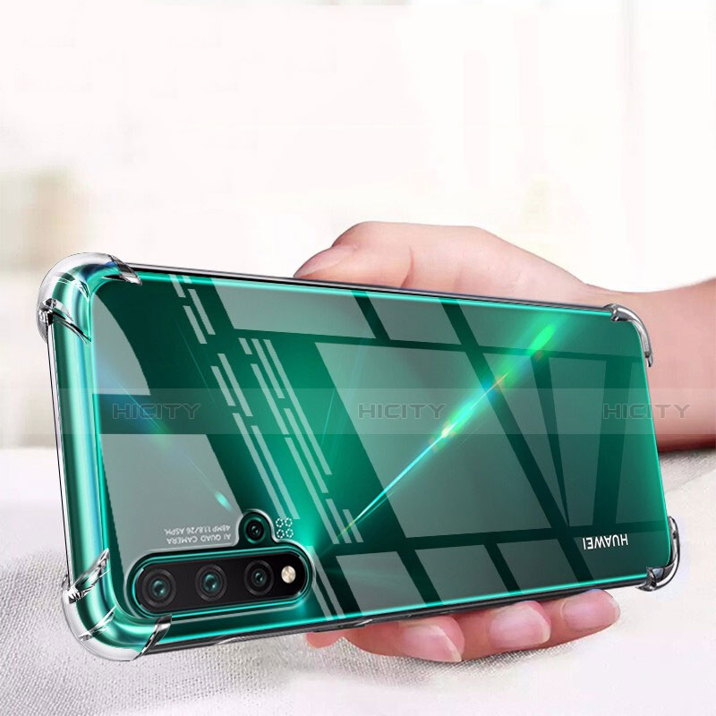 Custodia Silicone Trasparente Ultra Sottile Morbida K02 per Huawei P20 Lite (2019) Chiaro