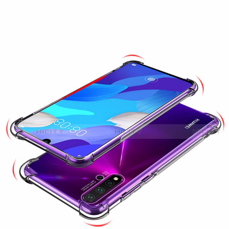 Custodia Silicone Trasparente Ultra Sottile Morbida K02 per Huawei P20 Lite (2019) Chiaro