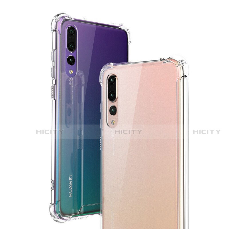 Custodia Silicone Trasparente Ultra Sottile Morbida K02 per Huawei P20 Pro Chiaro