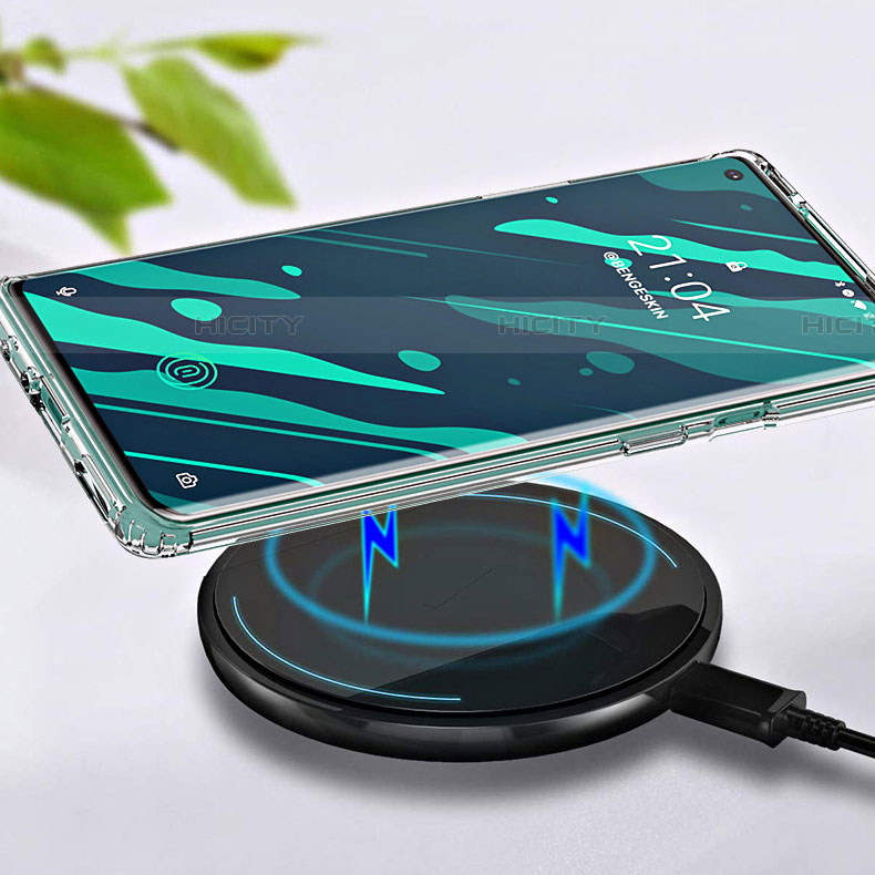 Custodia Silicone Trasparente Ultra Sottile Morbida K02 per OnePlus 8 Pro Chiaro