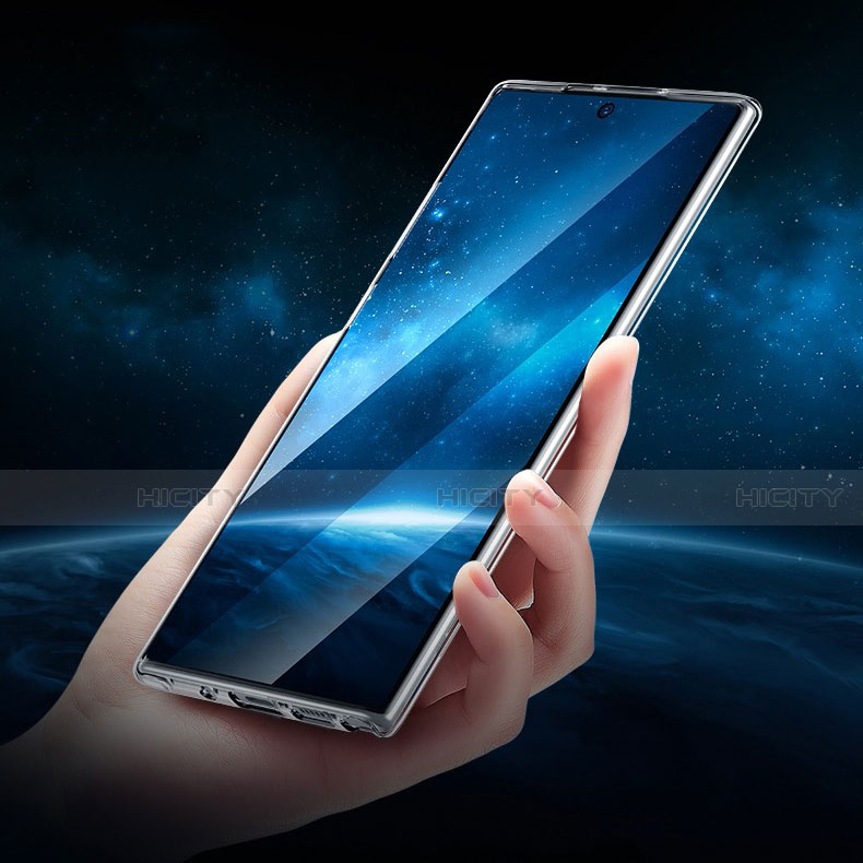 Custodia Silicone Trasparente Ultra Sottile Morbida K02 per Samsung Galaxy Note 10 Chiaro