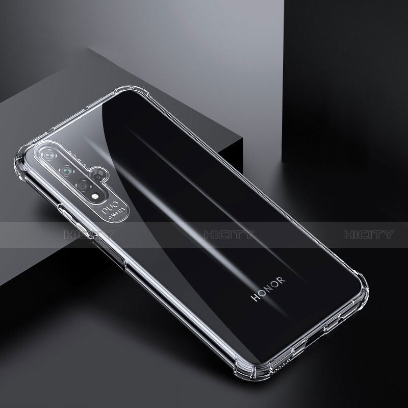 Custodia Silicone Trasparente Ultra Sottile Morbida K03 per Huawei Honor 20 Chiaro