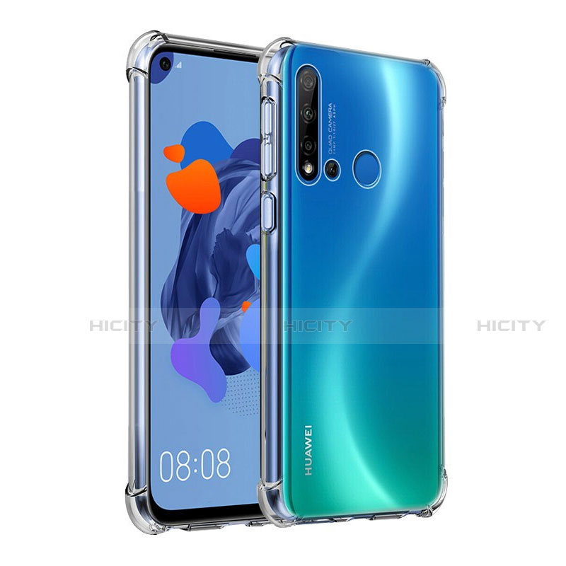 Custodia Silicone Trasparente Ultra Sottile Morbida K03 per Huawei Nova 5i Chiaro