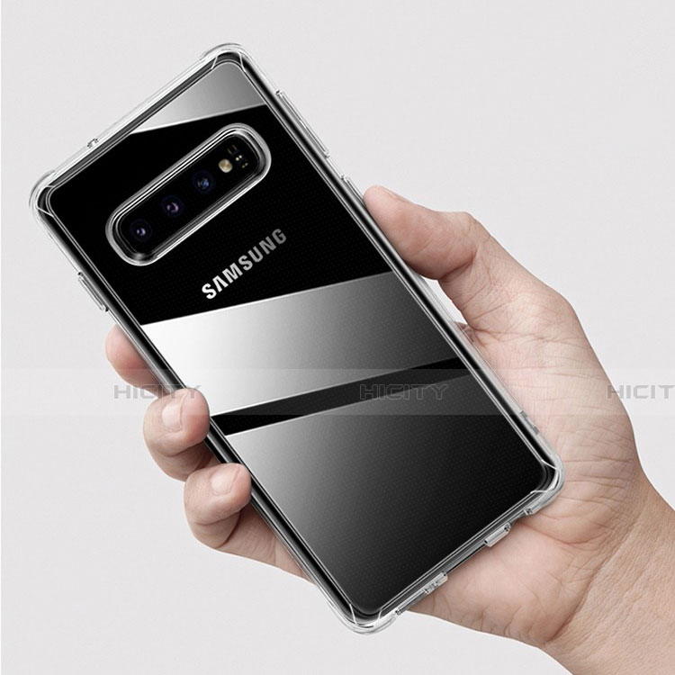 Custodia Silicone Trasparente Ultra Sottile Morbida K03 per Samsung Galaxy S10 5G Chiaro