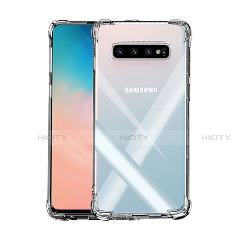 Custodia Silicone Trasparente Ultra Sottile Morbida K03 per Samsung Galaxy S10 Chiaro