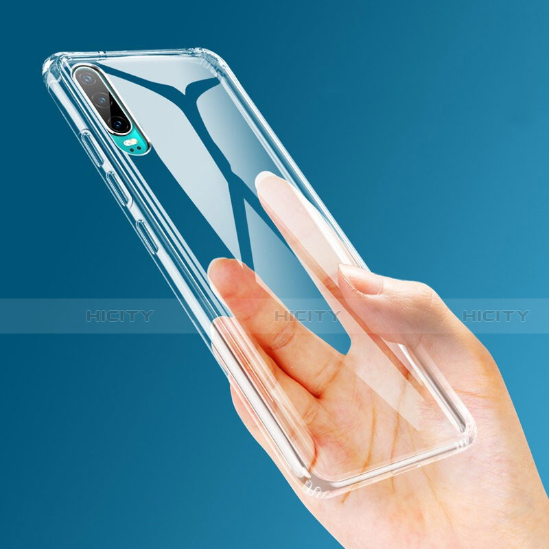 Custodia Silicone Trasparente Ultra Sottile Morbida K04 per Huawei P30 Chiaro