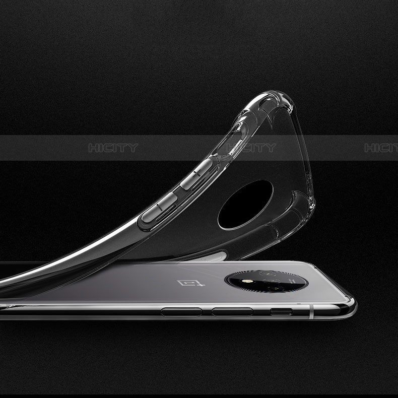Custodia Silicone Trasparente Ultra Sottile Morbida K04 per OnePlus 7T Chiaro