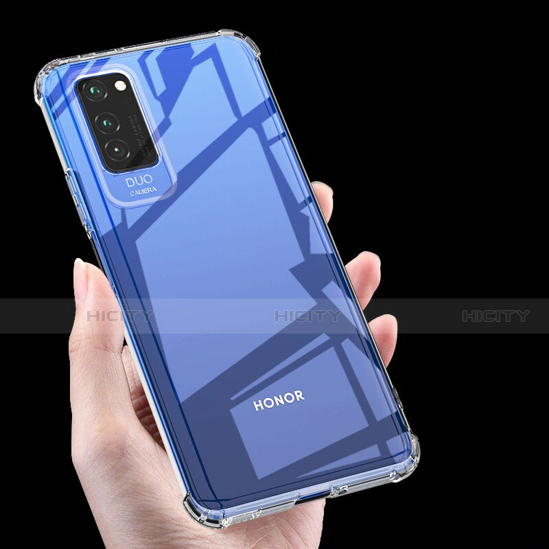 Custodia Silicone Trasparente Ultra Sottile Morbida K05 per Huawei Honor View 30 Pro 5G Chiaro
