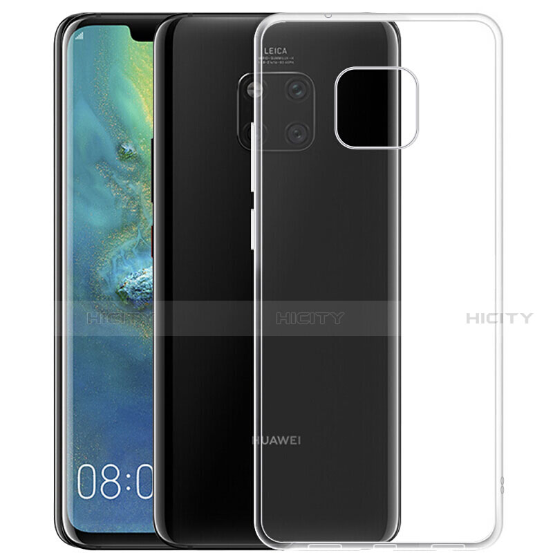 Custodia Silicone Trasparente Ultra Sottile Morbida K05 per Huawei Mate 20 Pro Chiaro