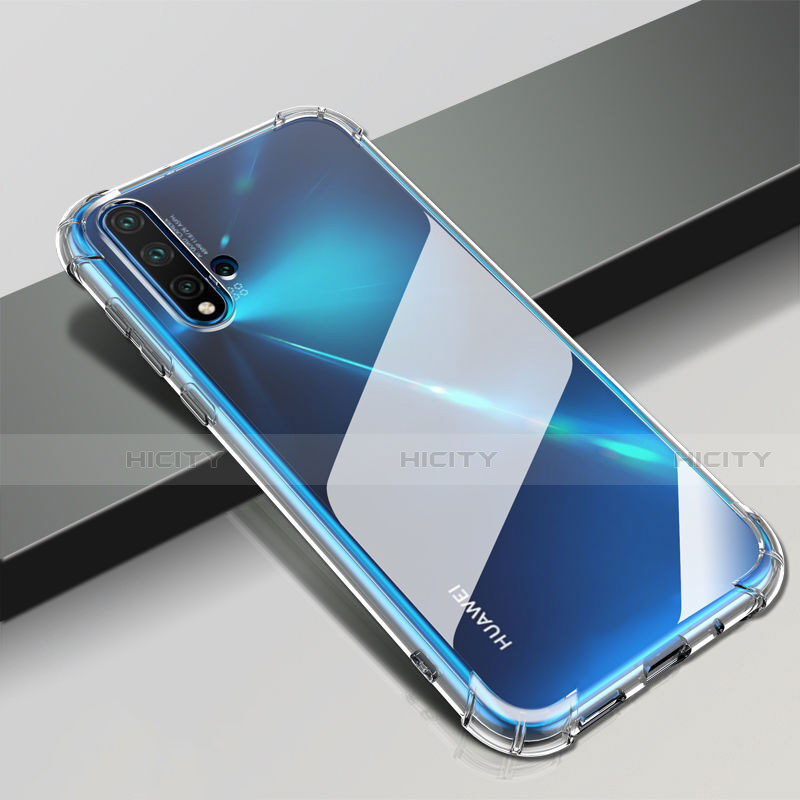 Custodia Silicone Trasparente Ultra Sottile Morbida K05 per Huawei P20 Lite (2019) Chiaro